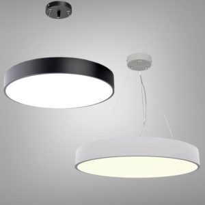 Đèn thả văn phòng dạng tròn kín 50cm 3 chế độ sáng TVP-1106