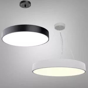 Đèn thả văn phòng dạng tròn kín 50cm 3 chế độ sáng TVP-1106