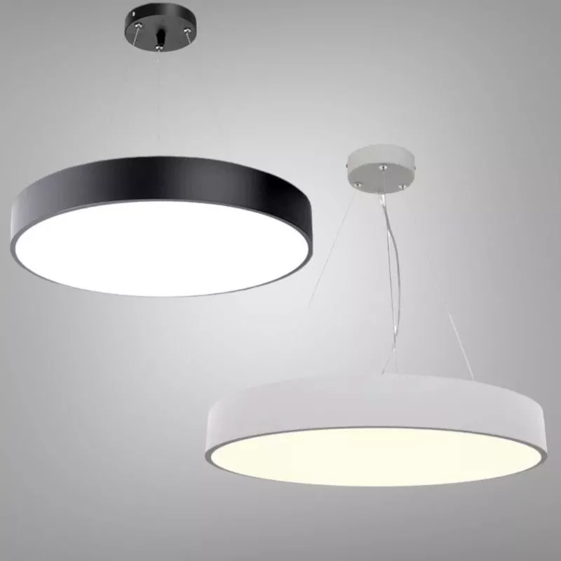 Đèn thả văn phòng dạng tròn kín 50cm 3 chế độ sáng TVP-1106 - Hình ảnh 2