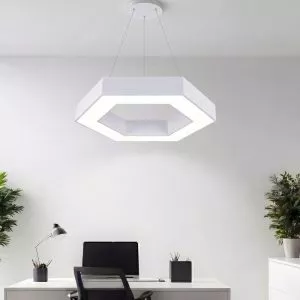 Đèn thả văn phòng lục giác, mặt hở TVP-1108
