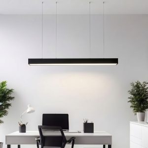 Đèn thả văn phòng mặt 10cm, thân Đen/Trắng giá rẻ TVP-1100