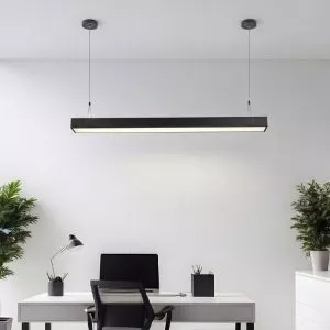 Đèn thả văn phòng mặt 7cm, thân Đen/Trắng giá rẻ TVP-1101