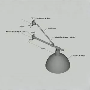Anchor Light – Đèn thả treo tường công nghiệp Violighting