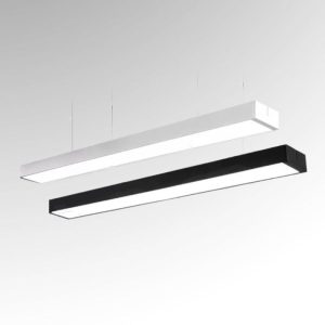 Đèn thả văn phòng mặt 10cm, thân Đen/Trắng giá rẻ TVP-1100