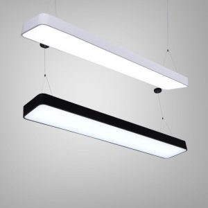 Đèn thả văn phòng mặt 20cm, bo cạnh TVP-1104
