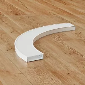 Đèn thanh nhôm profile định hình cong âm trần W120H37A