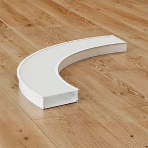 Đèn thanh nhôm profile định hình cong âm trần W150H50A