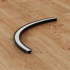Đèn thanh nhôm profile định hình cong âm trần W30H20A