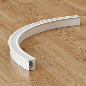 Đèn thanh nhôm profile định hình cong âm trần W30H50A