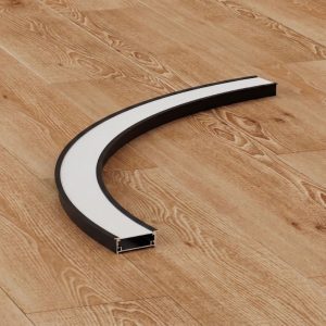 Đèn thanh nhôm profile định hình cong âm trần W50H20A