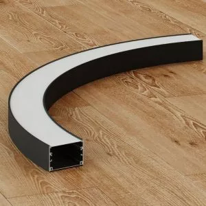 Đèn thanh nhôm profile định hình cong cao cấp W70H50
