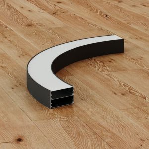 Đèn thanh nhôm profile định hình cong cao cấp W100H70