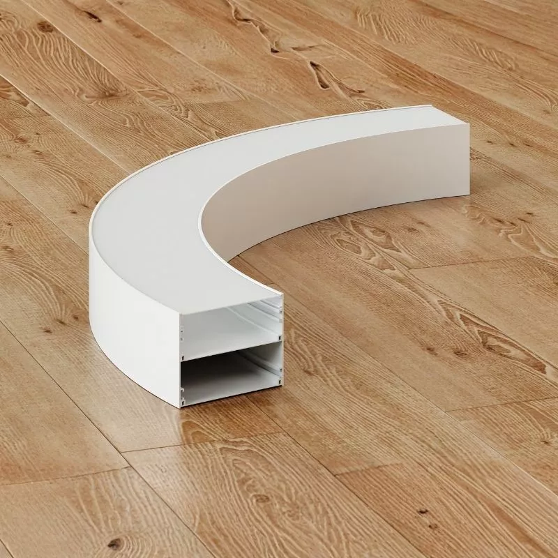 Đèn thanh nhôm profile định hình cong cao cấp W120H100 - Hình ảnh 2