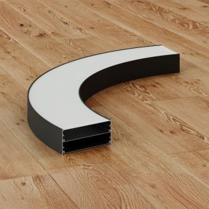 Đèn thanh nhôm profile định hình cong cao cấp W150H70