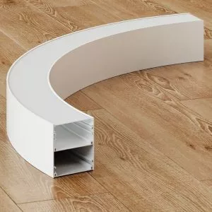 Đèn thanh nhôm profile định hình cong cao cấp W70H100