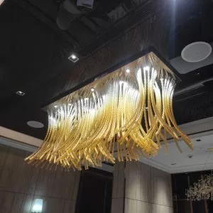 Đèn thả bó lúa thủy tinh nghệ thuật DTK-20