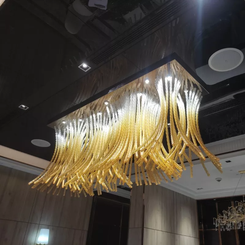 Đèn thả bó lúa thủy tinh nghệ thuật DTK-20 - Hình ảnh 3