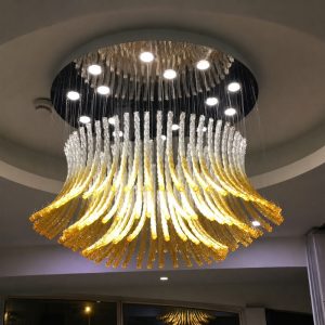 Đèn thả bó lúa thủy tinh nghệ thuật DTK-20