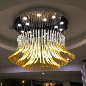 Đèn thả bó lúa thủy tinh nghệ thuật DTK-20