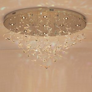Đèn thả hồ điệp pha lê nghệ thuật DTK-12