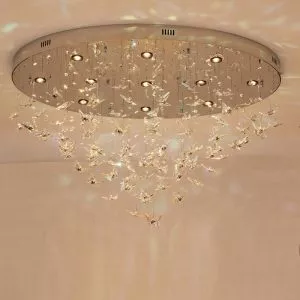 Đèn thả hồ điệp pha lê nghệ thuật DTK-12
