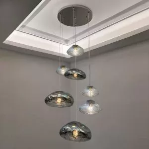 Đèn thả mây thủy tinh hiện đại DTK-17